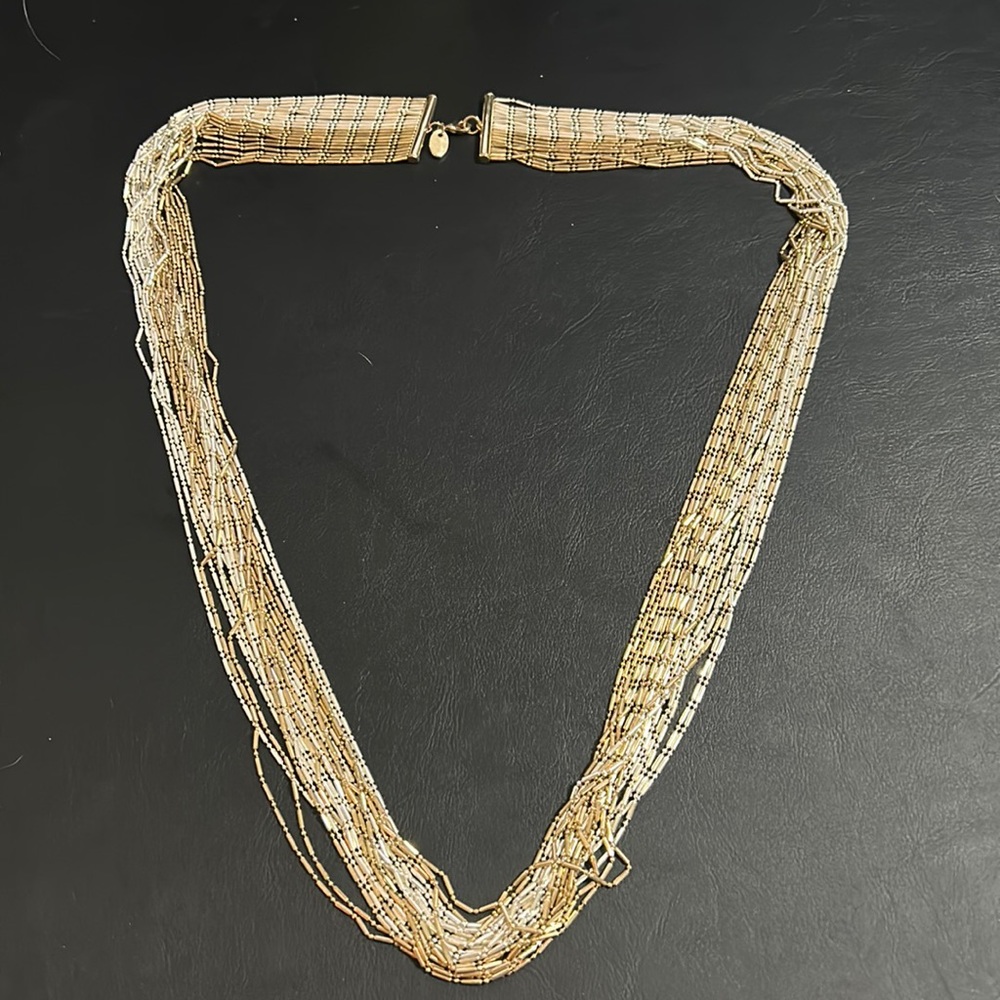 3/$15 Multi chain metallic necklace